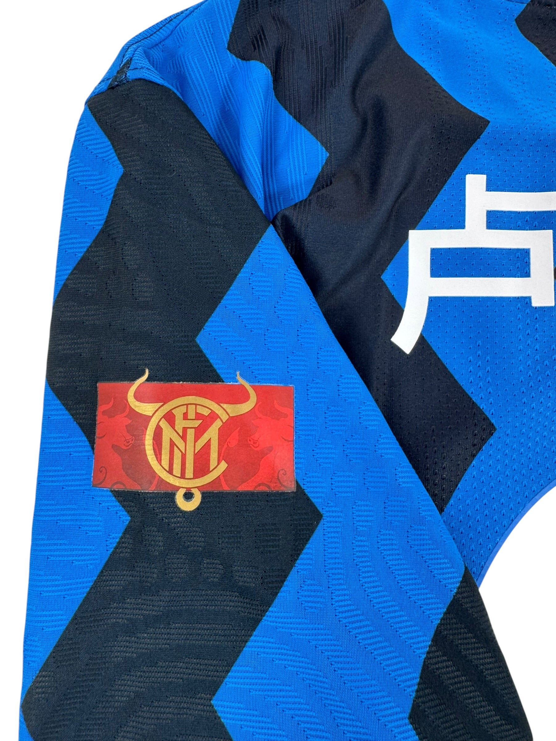 INTER MILAN 2020/21 HOME SHIRT *CHINESE NEW YEAR CAPSULE* - PLAYER ISSUE #9 LUKAKU (SIZE S) NWT