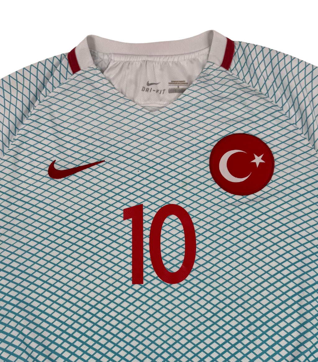 TURKEY 2016/17 AWAY SHIRT - #10 ARDA (SIZE S)