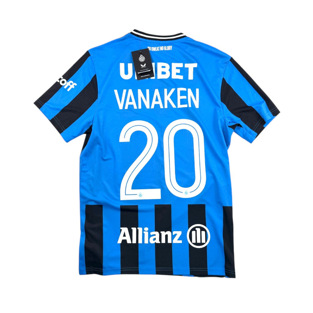 CLUB BRUGGE 2024/25 HOME SHIRT - #20 VANAKEN (MULTIPLE SIZES) NWT