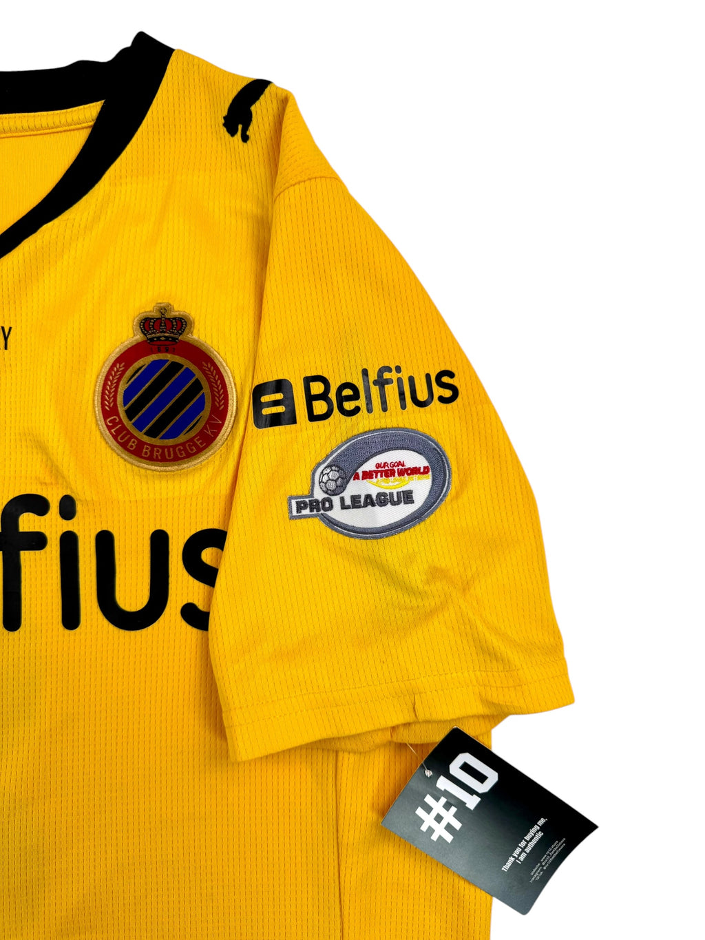 CLUB BRUGGE 2011/12 THIRD SHIRT - MATCHWORN/ISSUED #8 REFAELOV (SIZE M)