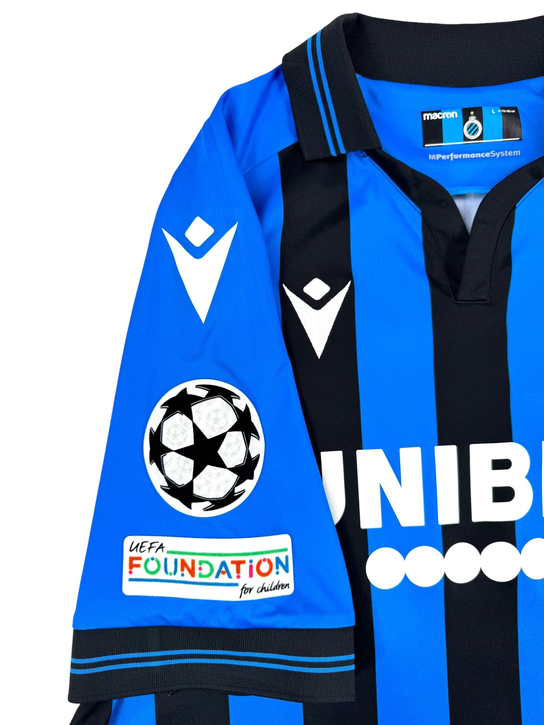 CLUB BRUGGE 2022/23 HOME SHIRT - #27 NIELSEN (SIZE S)
