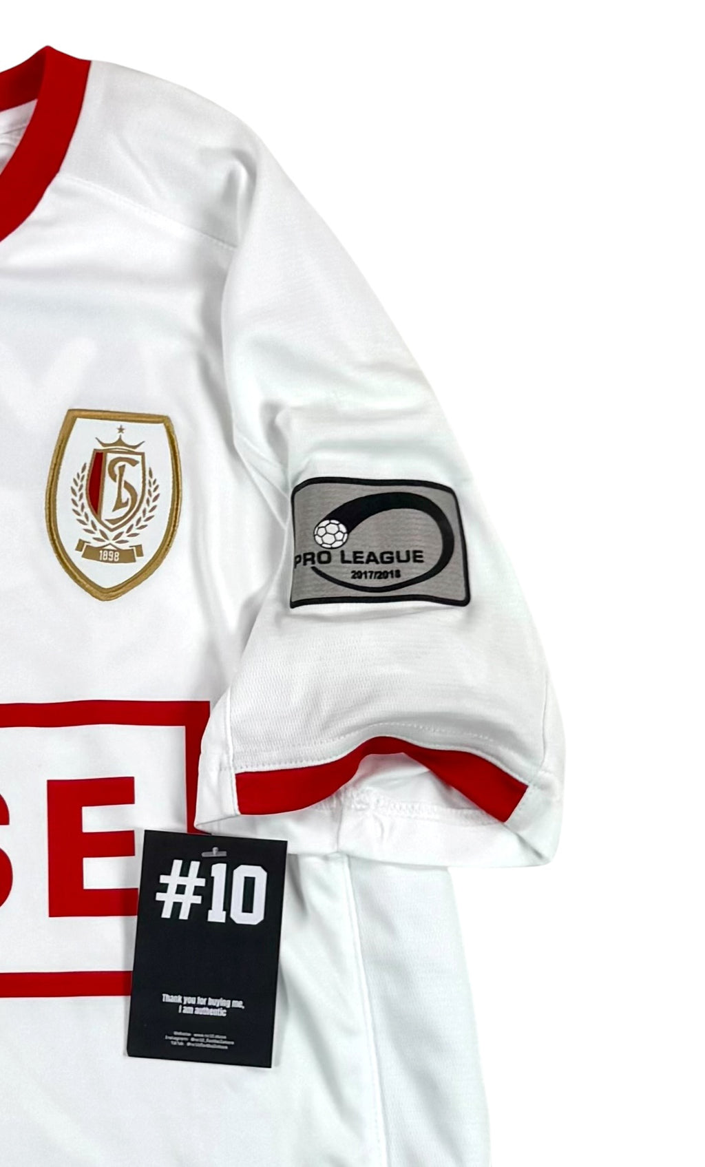 STANDARD DE LIÈGE 2017/18 AWAY SHIRT - MATCHWORN/ISSUED #29 CAVANDA (SIZE M)