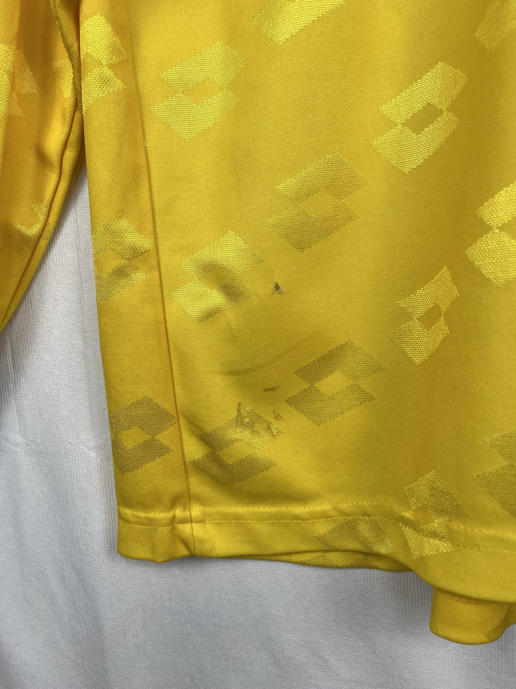 SK BEVEREN 1993/95 HOME SHIRT - MATCHWORN/ISSUED #2 THOELEN (SIZE XL)