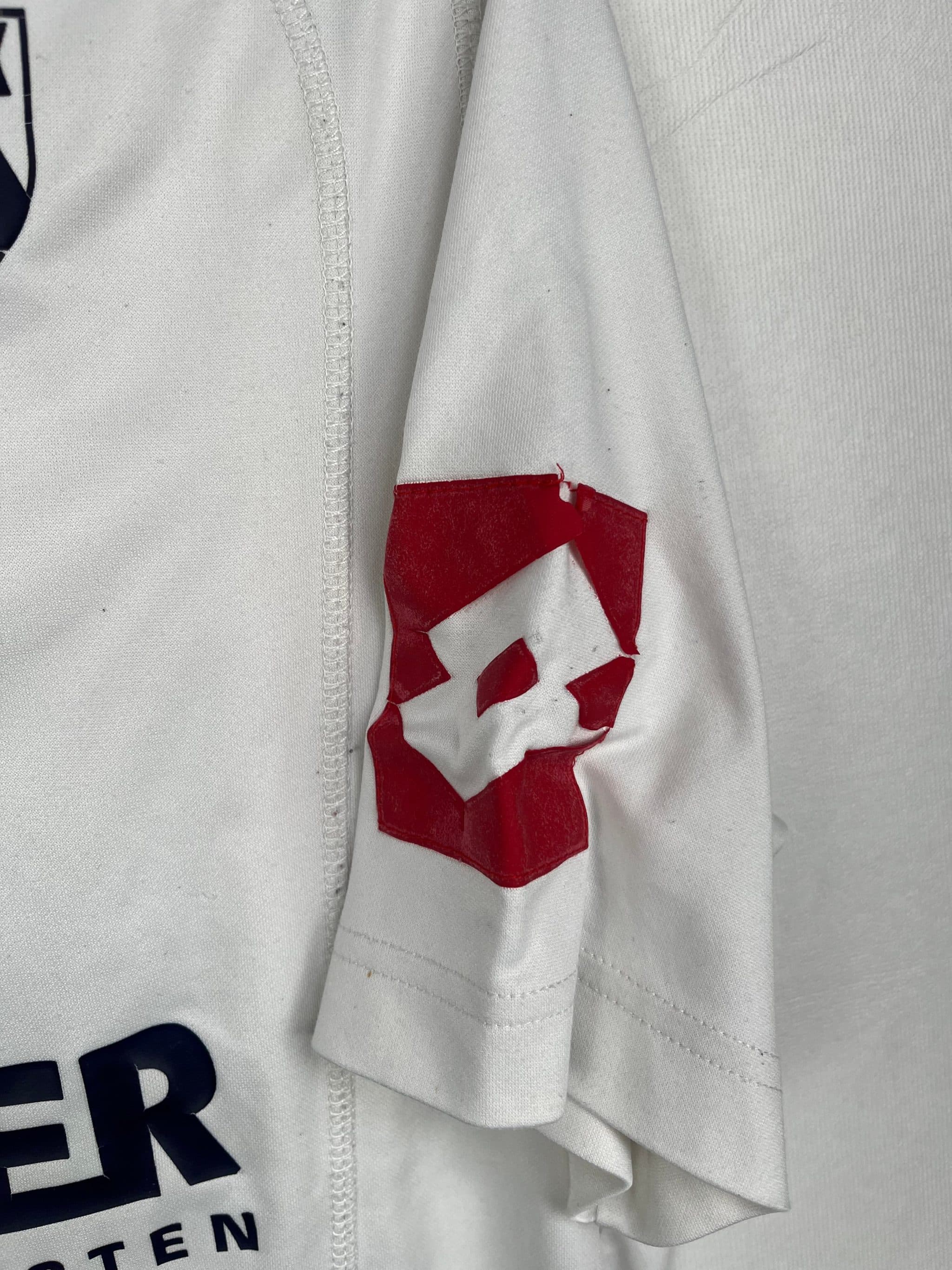 KV KORTRIJK 2007/08 AWAY SHIRT - MATCHWORN/ISSUED #23 NDIAYE (SIZE XL)