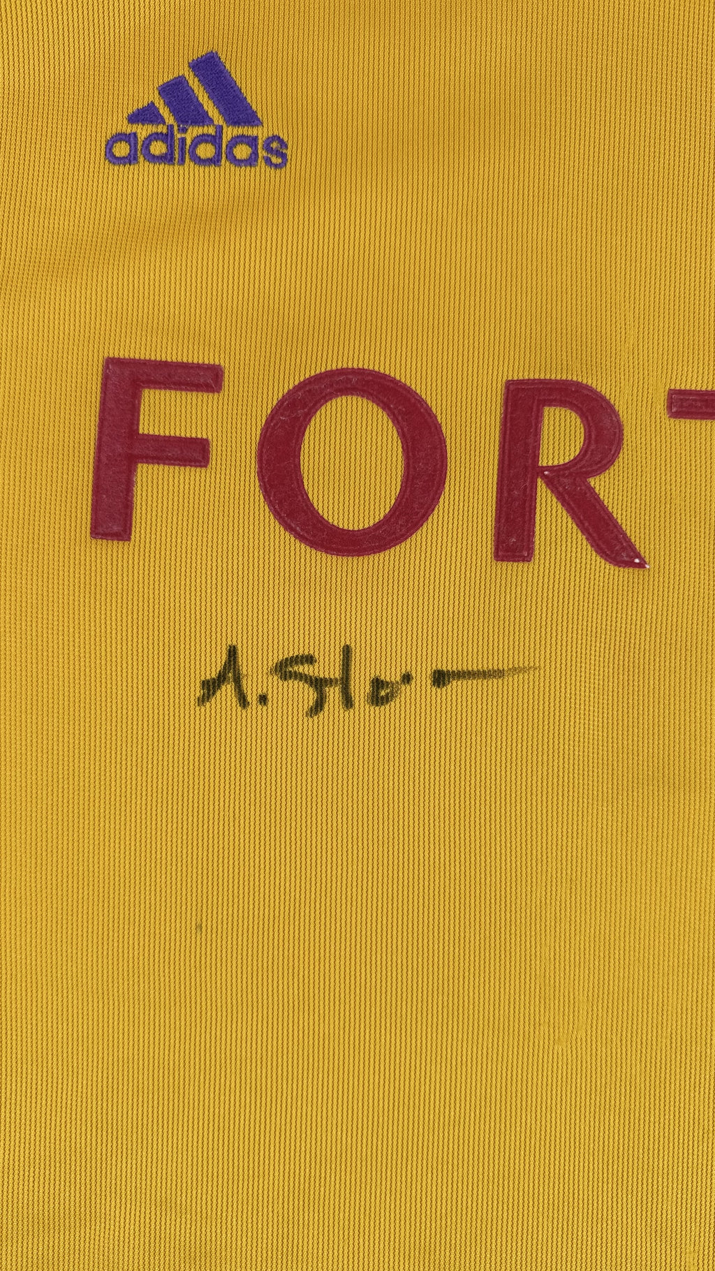RSC ANDERLECHT 2000/01 AWAY SHIRT - SIGNED BY ALIN STOICA (SIZE XXL)