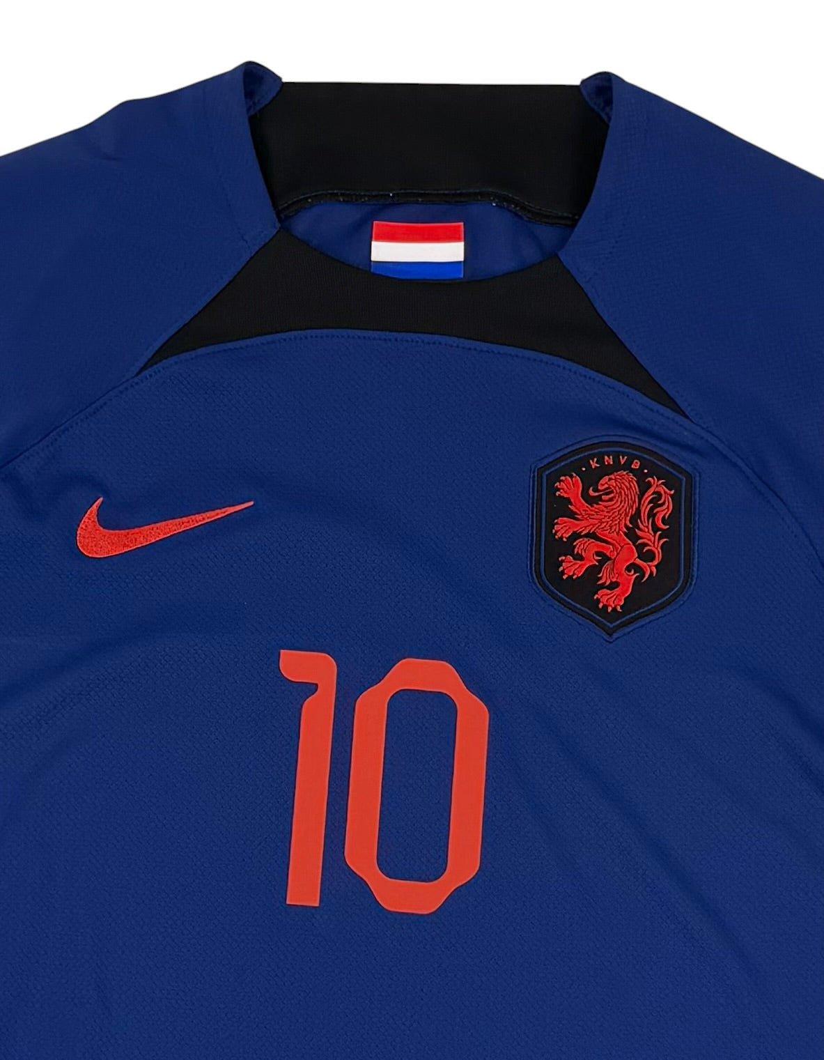 THE NETHERLANDS 2022/23 AWAY SHIRT - #10 MEMPHIS (SIZE M)
