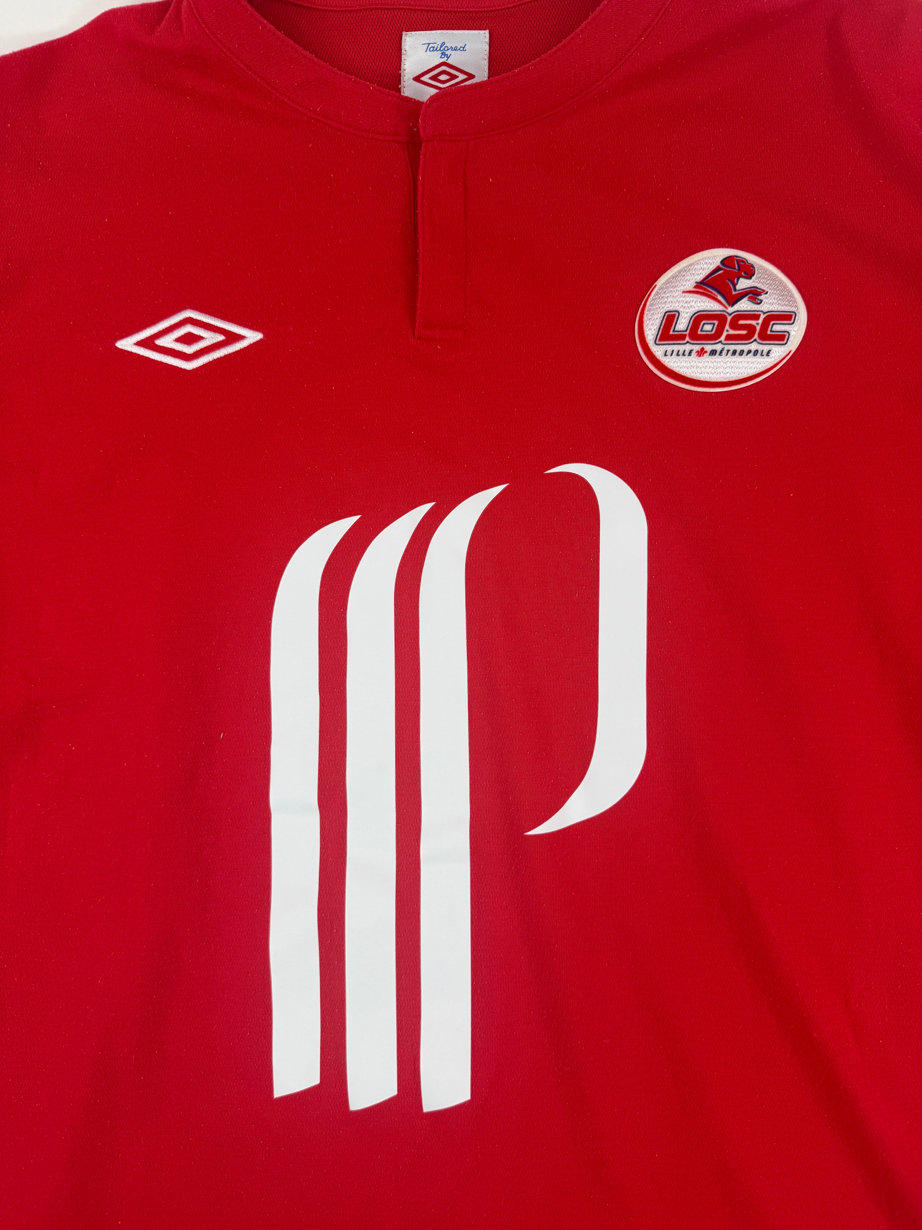 LILLE 2010/11 HOME SHIRT - #26 HAZARD (SIZE XL)