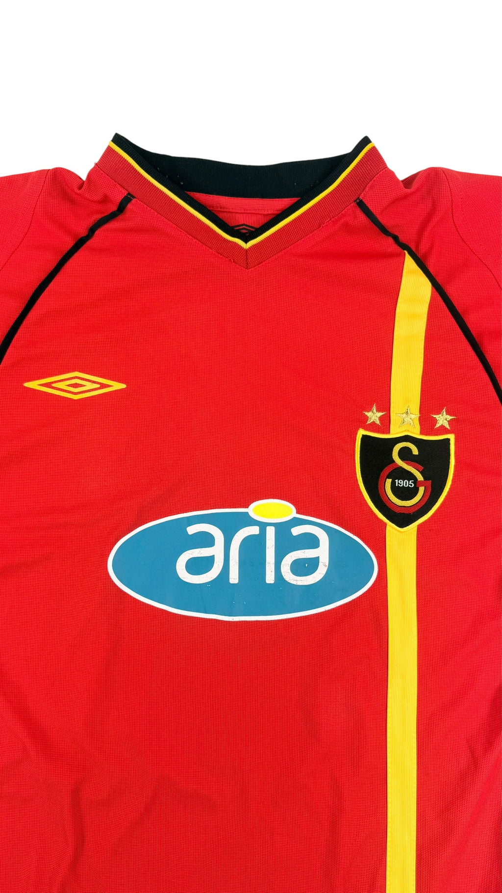 GALATASARAY 2002/03 HOME SHIRT - #4 JOAO BATISTA (SIZE L)