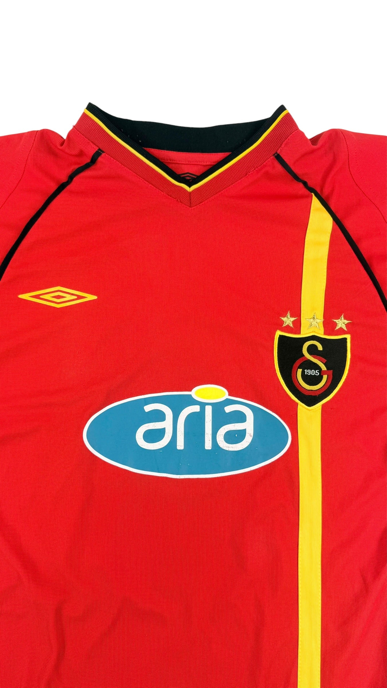 GALATASARAY 2002/03 HOME SHIRT - #4 JOAO BATISTA (SIZE L)