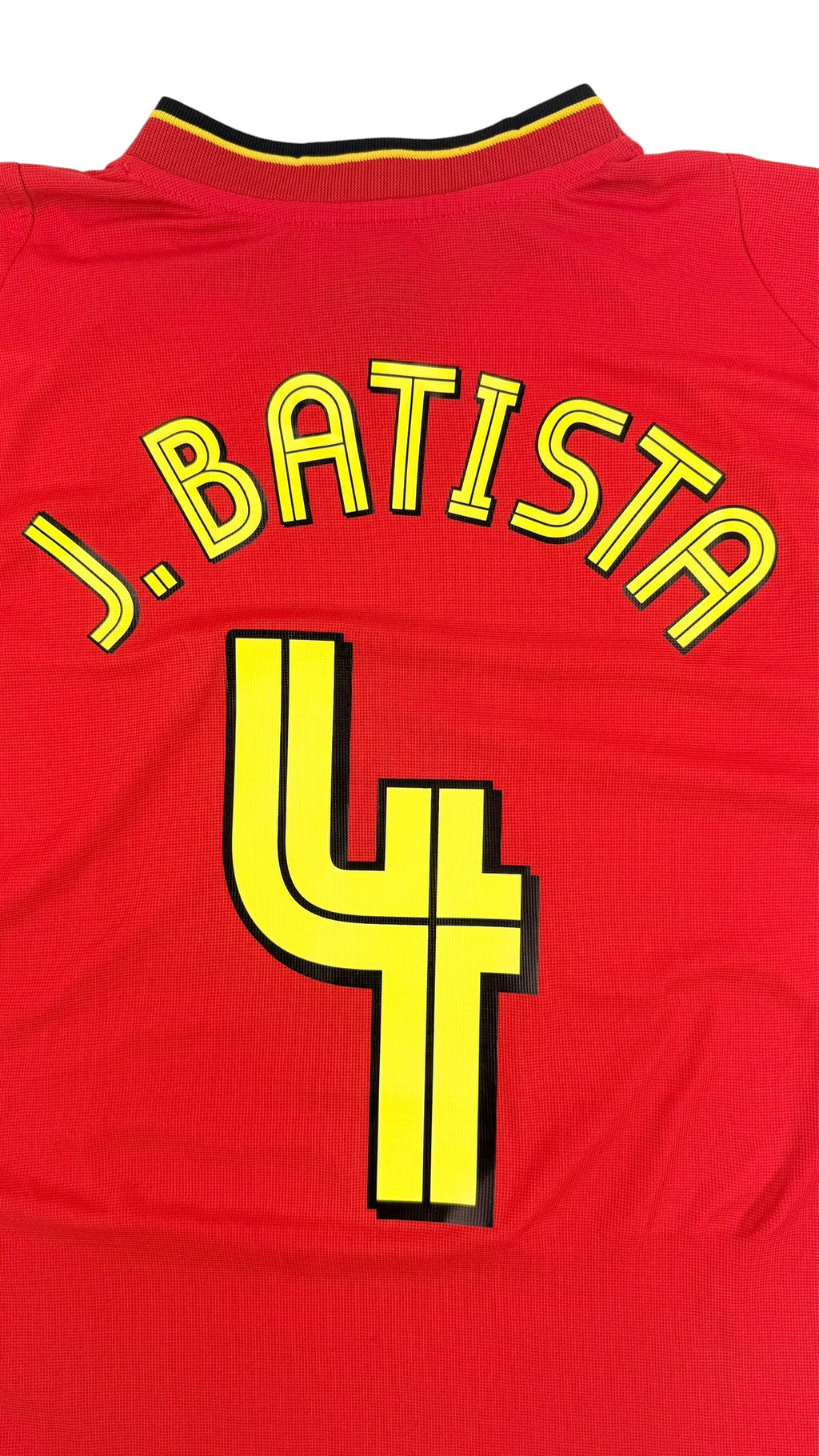 GALATASARAY 2002/03 HOME SHIRT - #4 JOAO BATISTA (SIZE L)