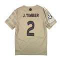 AJAX X DAILY PAPER 2022/23 THIRD SHIRT - #2 TIMBER (SIZE XXL)