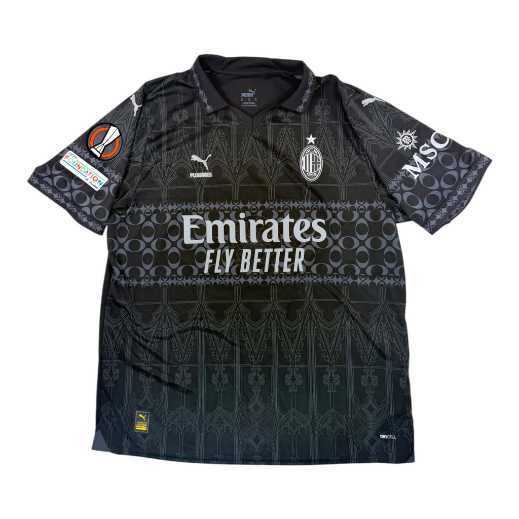 AC MILAN 2023/24 FOURTH SHIRT X PLEASURES - PLAYER ISSUE Li#10 RAFA LEAO (SIZE XL)