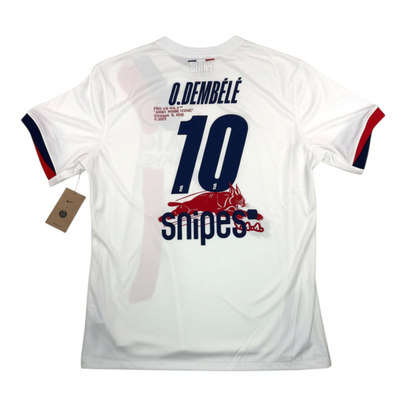 PARIS SAINT-GERMAN 2025/26 AWAY SHIRT X VIRGIL ABLOH - PLAYER ISSUE #10 DEMBELE (SIZE XXL)