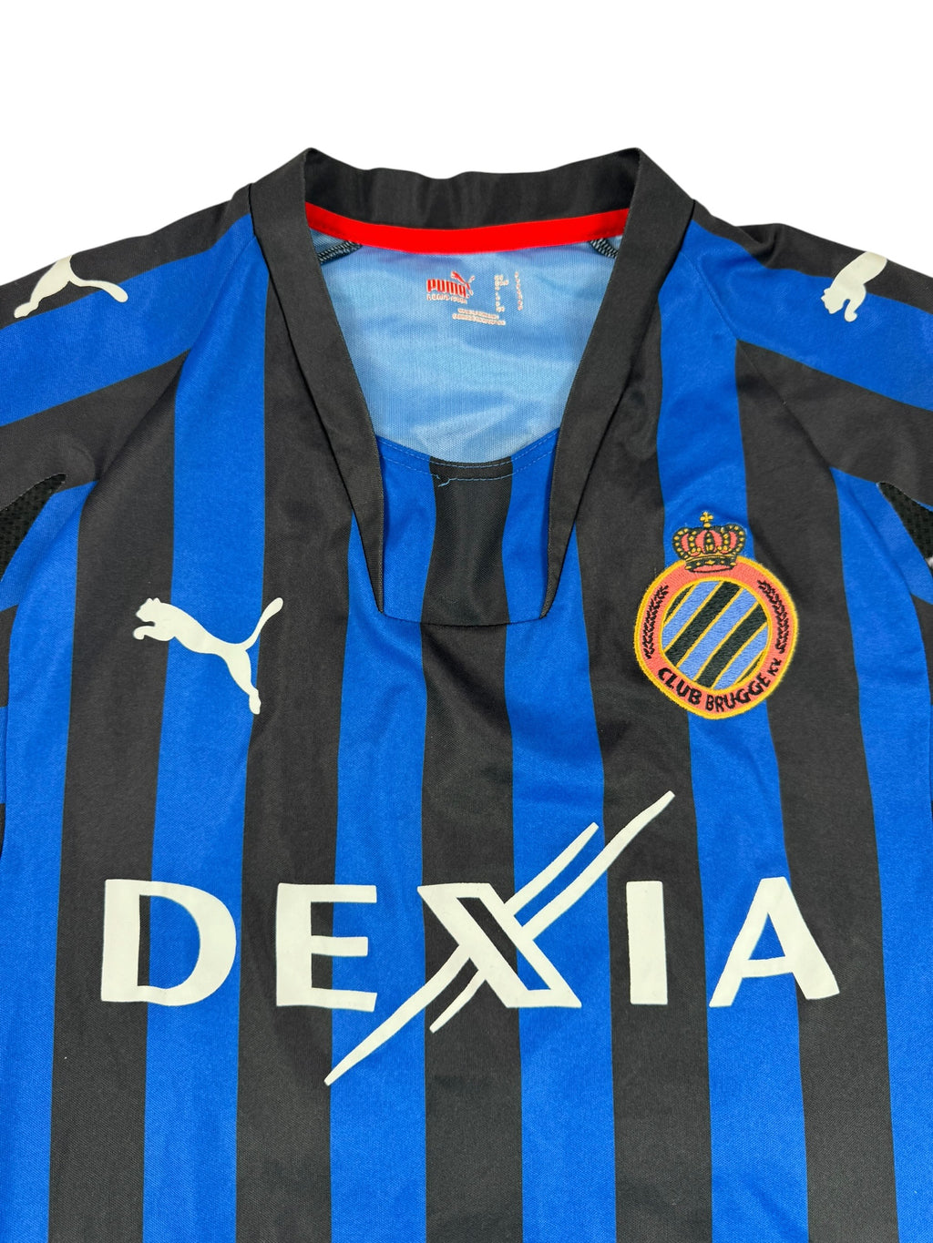 CLUB BRUGGE 2007/08 HOME SHIRT - #22 GERAERTS (SIZE M)