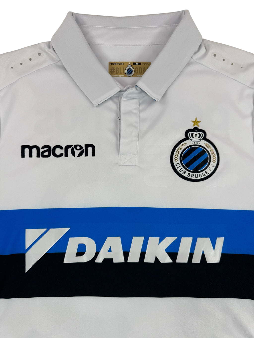CLUB BRUGGE 2017/18 AWAY SHIRT - #10 DIABY (SIZE M)