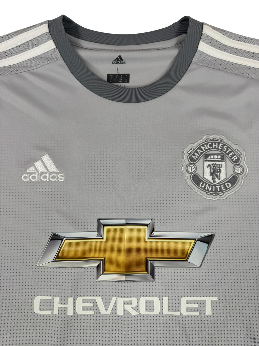 MANCHESTER UNITED 2017/18 THIRD SHIRT - #9 LUKAKU (SIZE L)