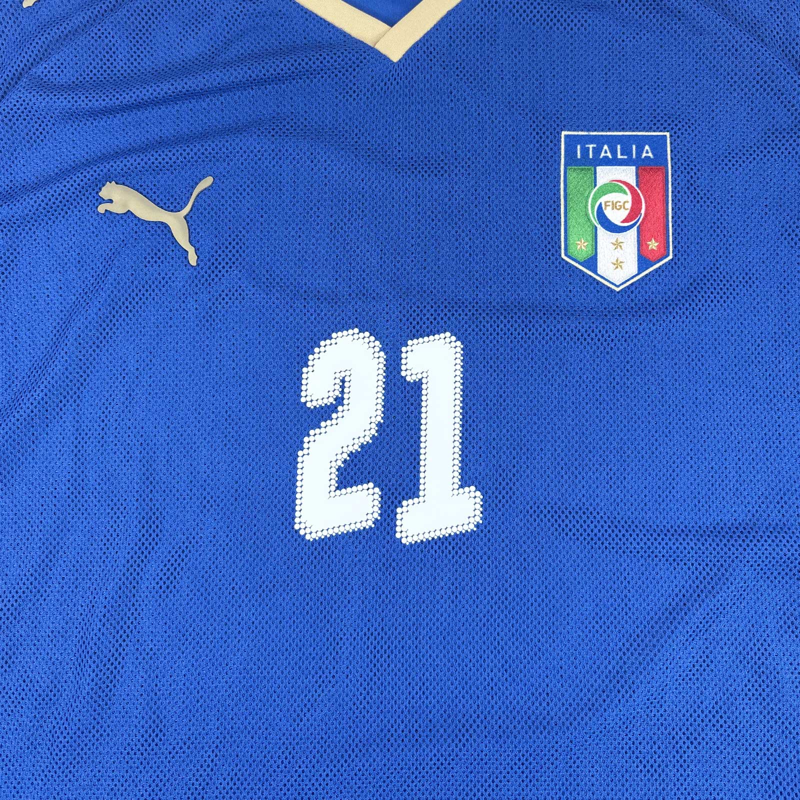 ITALY 2008/09 HOME SHIRT - #21 PIRLO