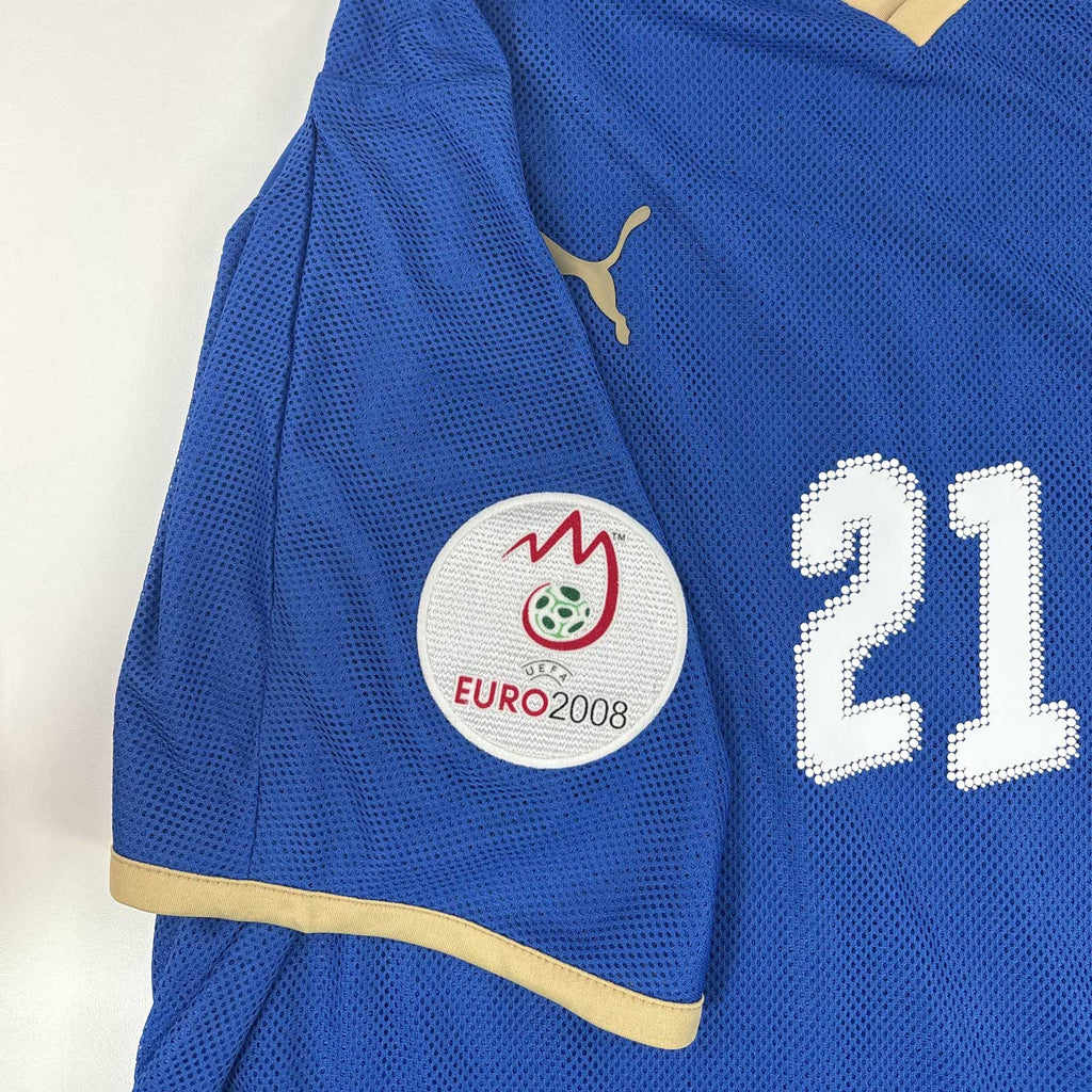 ITALY 2008/09 HOME SHIRT - #21 PIRLO