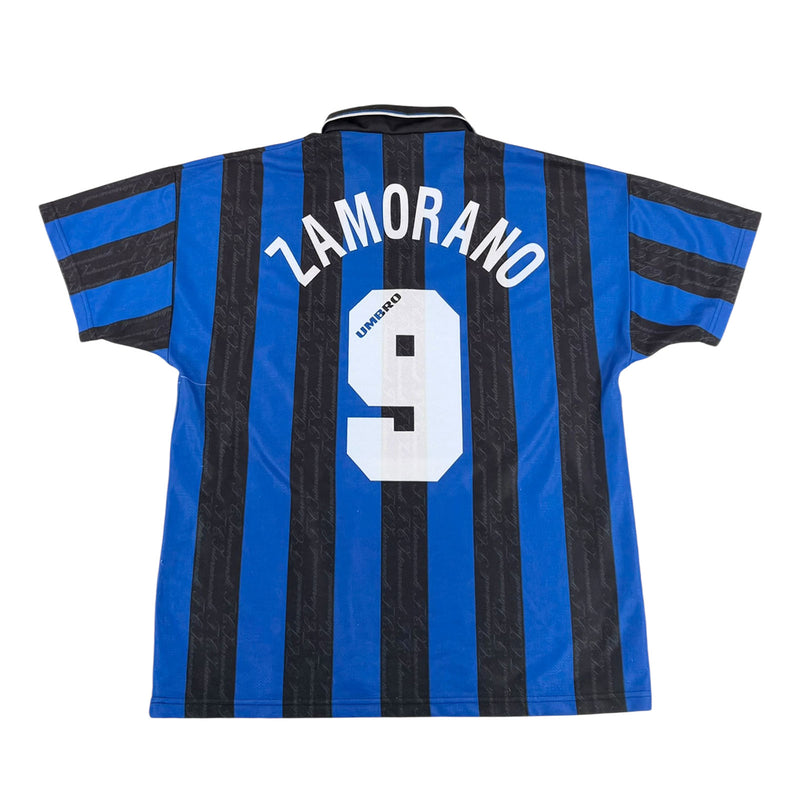 INTER 1996/97 HOME SHIRT - #9 ZAMORANO