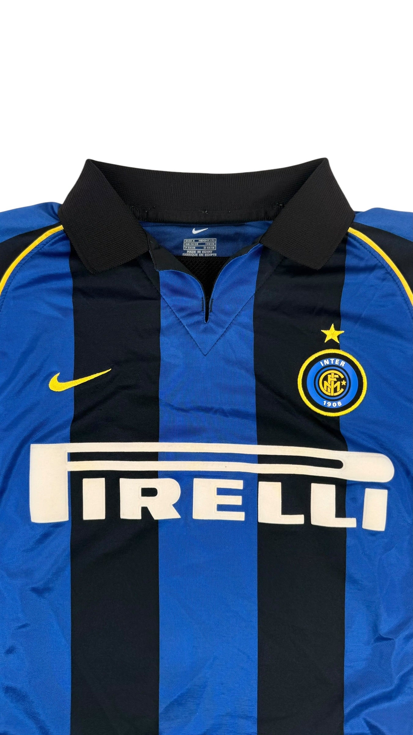 INTER MILAN 2001/02 HOME SHIRT - #9 RONALDO (SIZE S)