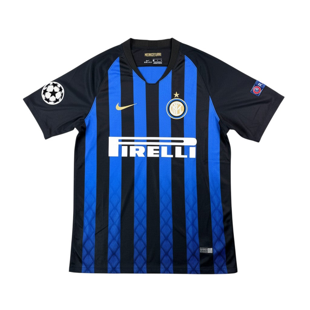 INTER MILAN 2018/19 HOME SHIRT – SIGNED #14 NAINGGOLAN (SIZE L) WITH VIDEOPROOF