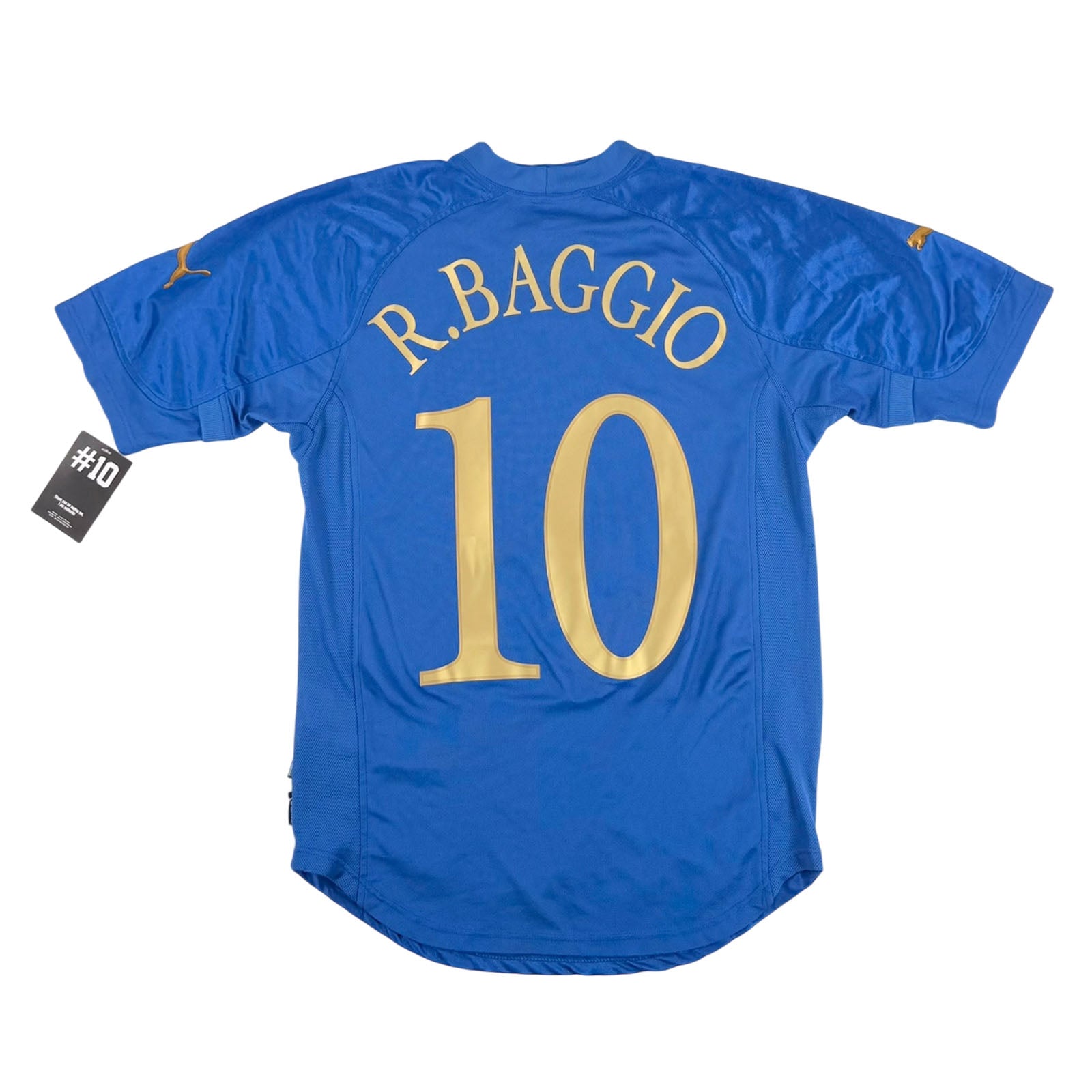 ITALY 2003/04 HOME SHIRT - #10 BAGGIO (SIZE S)