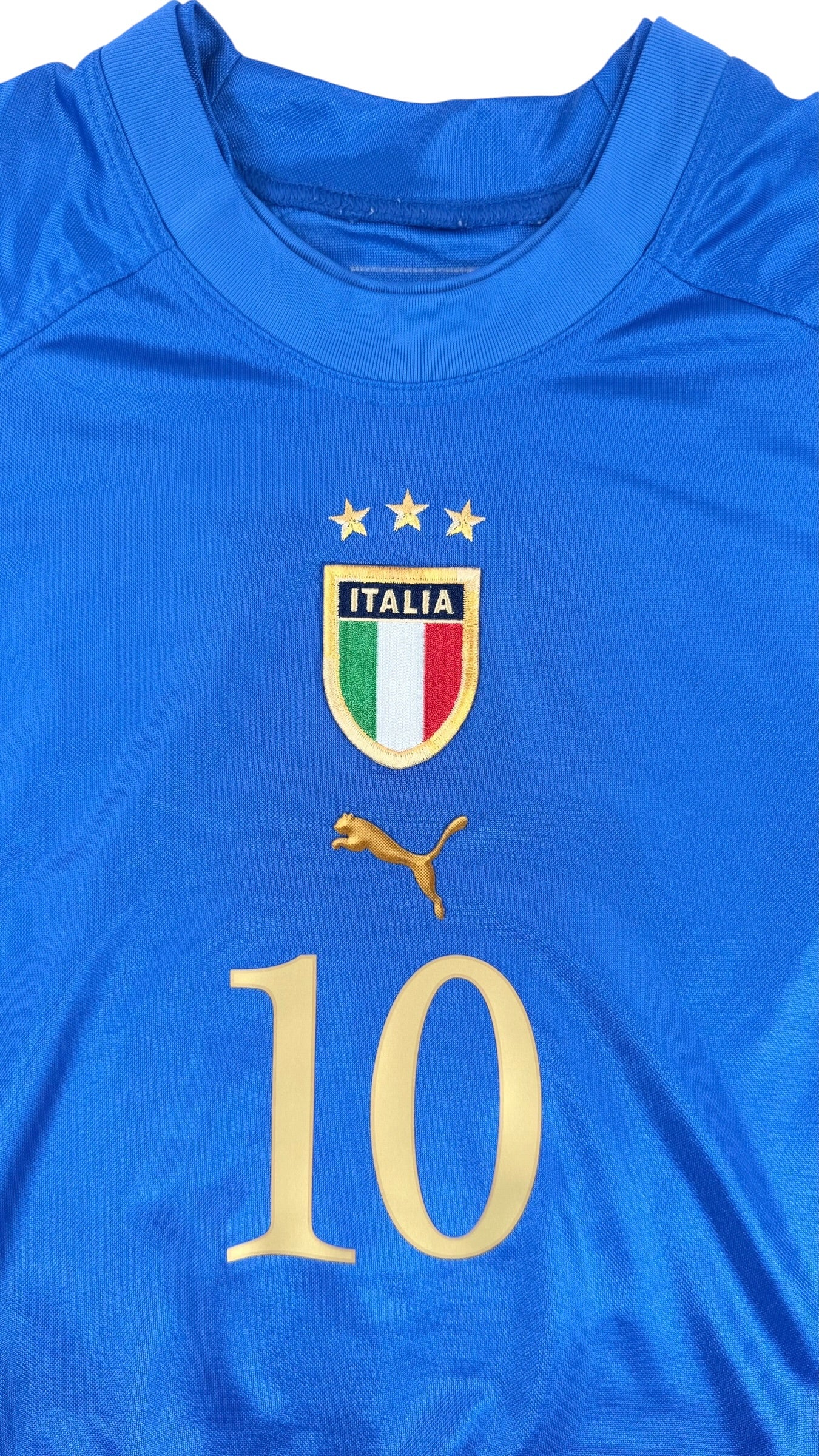 ITALY 2003/04 HOME SHIRT - #10 BAGGIO (SIZE S)