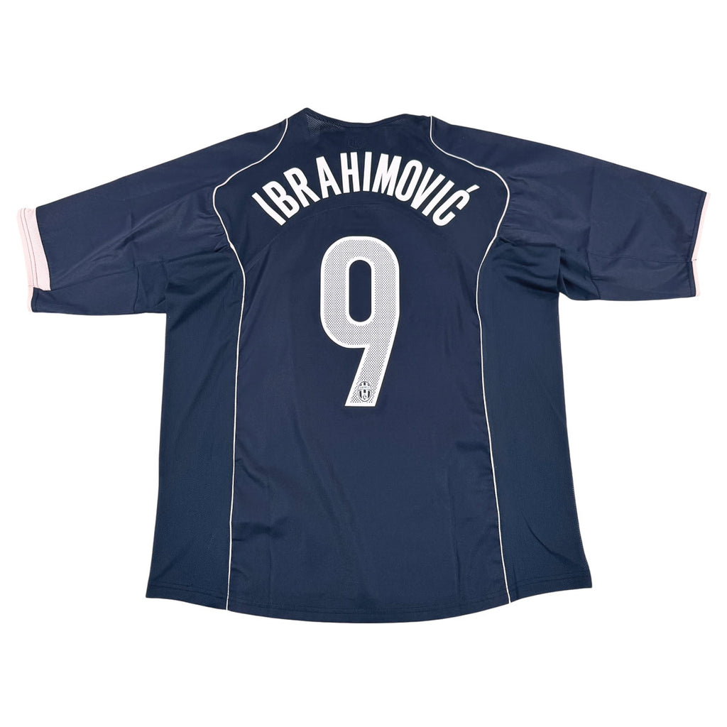 JUVENTUS 2004/05 AWAY SHIRT – #9 IBRAHIMOVIC (SIZE XL)
