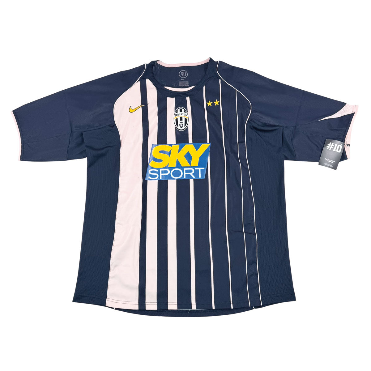 JUVENTUS 2004/05 AWAY SHIRT – #9 IBRAHIMOVIC (SIZE XL)