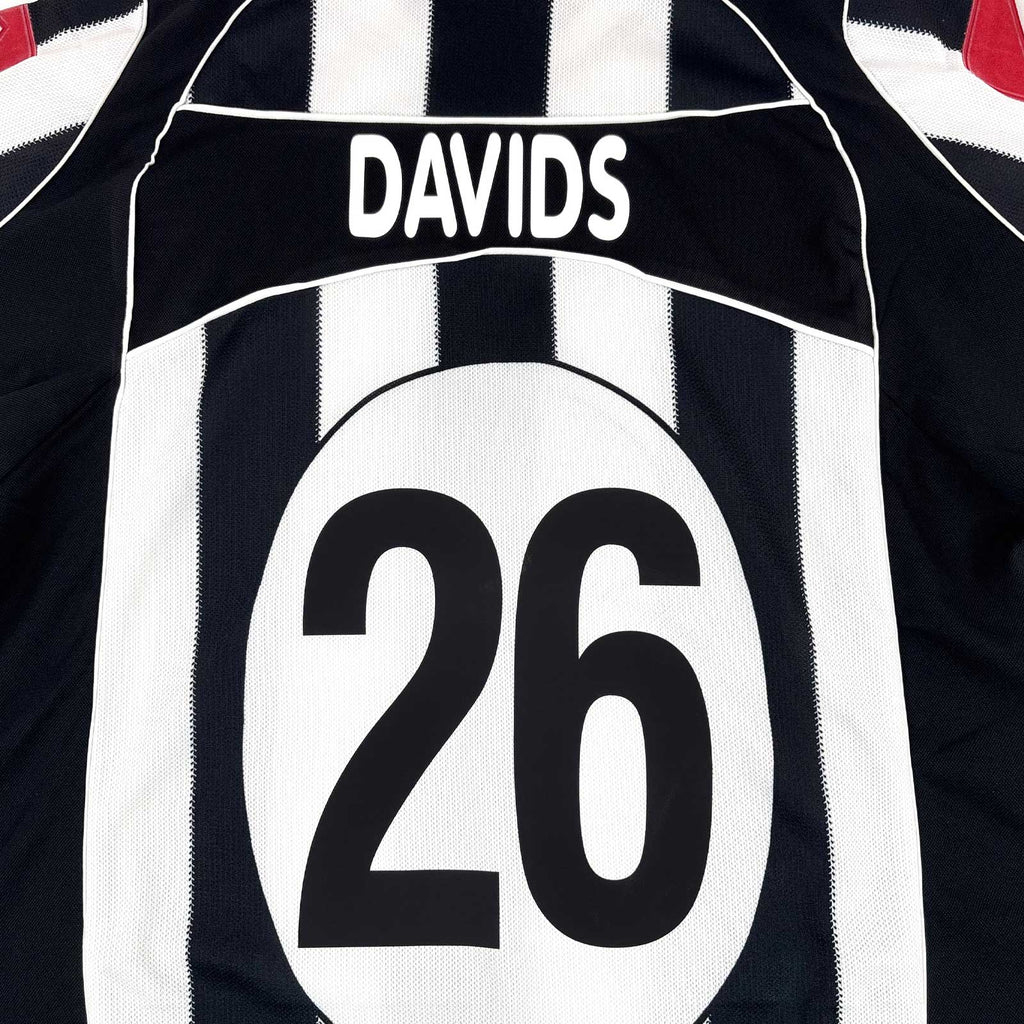 JUVENTUS 2002/03 HOME SHIRT #26 DAVIDS (SIZE XL)