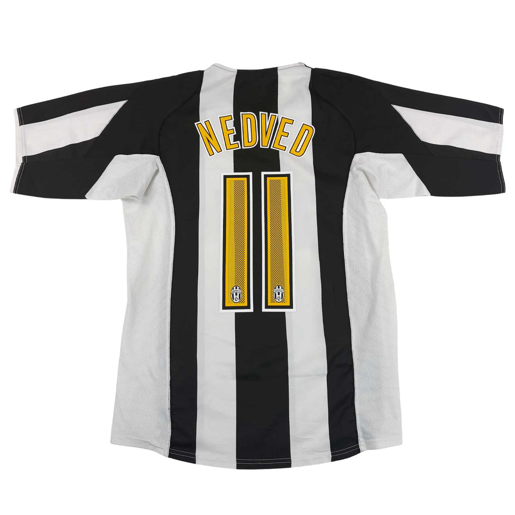 JUVENTUS 2004/05 HOME SHIRT - #11 NEDVED 