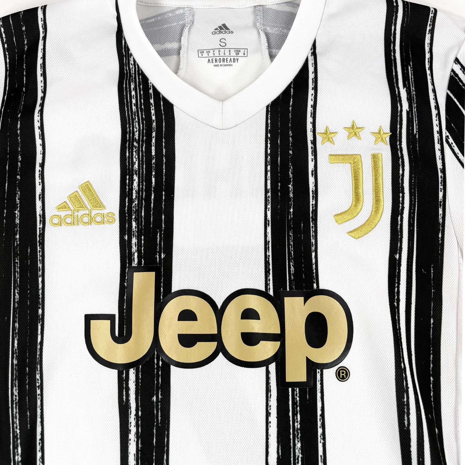 JUVENTUS 2020/21 HOME SHIRT - #7 RONALDO (SIZE S)