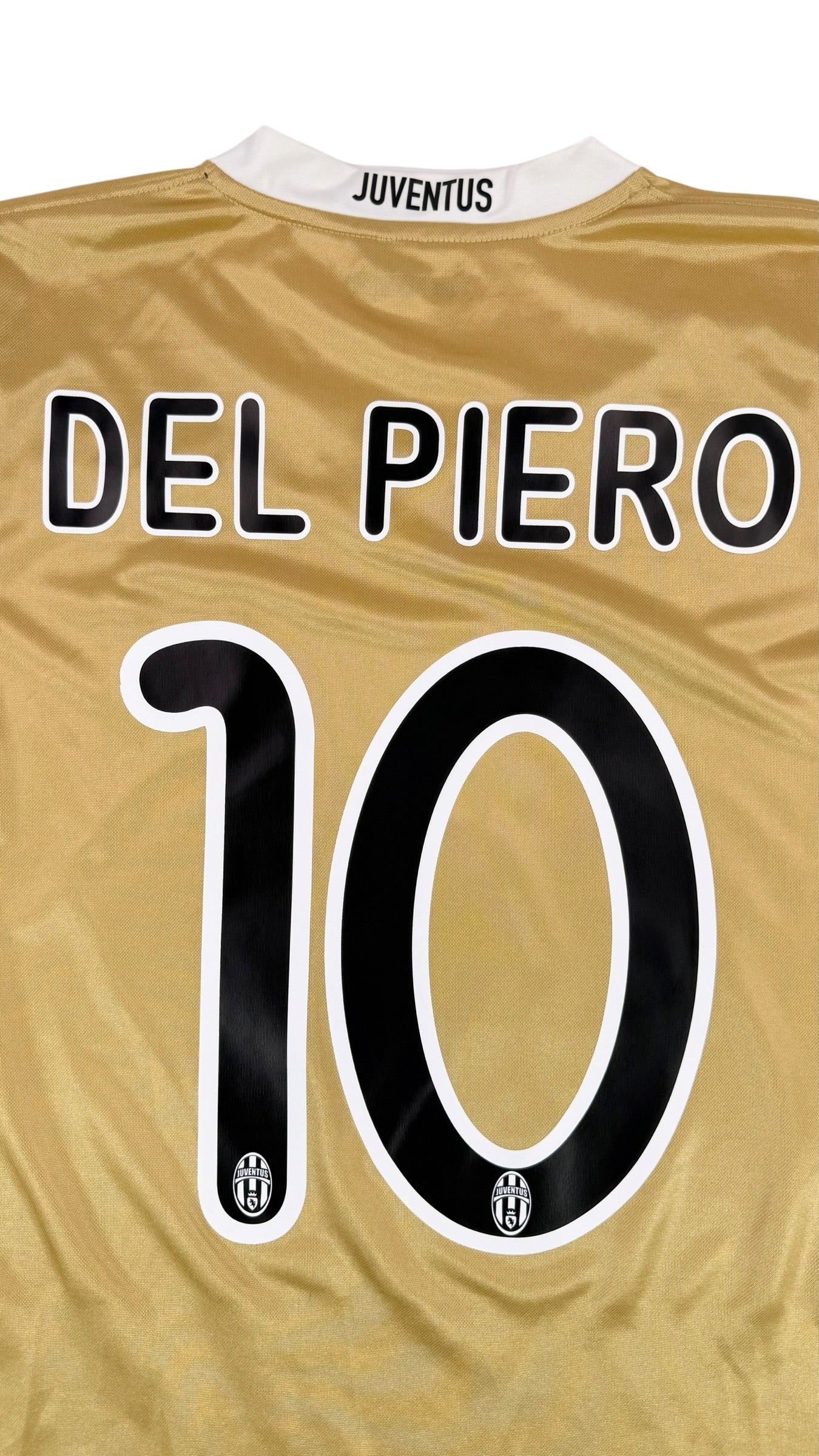 JUVENTUS 2008/09 AWAY SHIRT - #10 DEL PIERO (SIZE M)