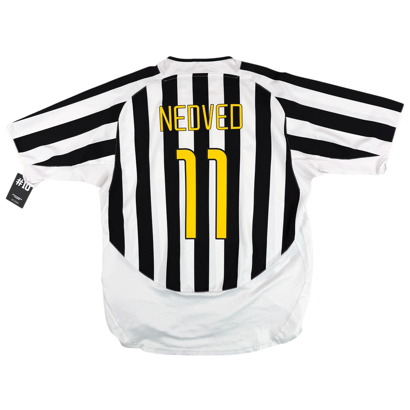 JUVENTUS 2003/04 HOME SHIRT - #11 NEDVED