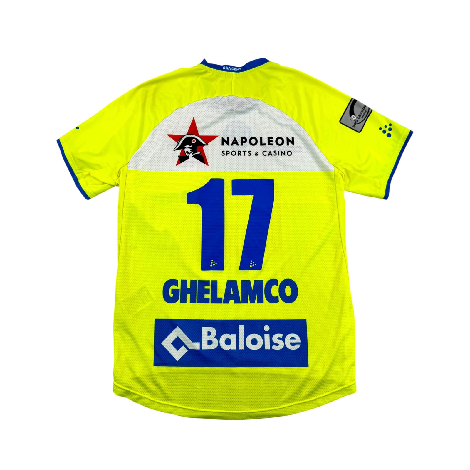 KAA GENT 2018/19 AWAY SHIRT - MATCHWORN/ISSUED #17 YAREMCHUK 