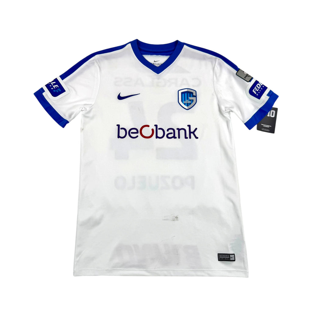 KRC GENK 2017/18 HOME SHIRT – MATCHWORN/ISSUED #24 POZUELO