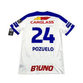 KRC GENK 2017/18 HOME SHIRT – MATCHWORN/ISSUED #24 POZUELO
