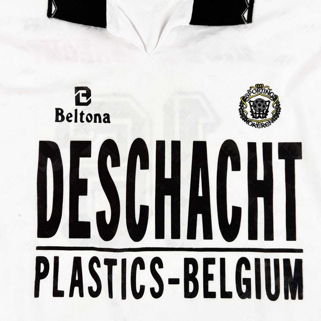 KSC LOKEREN 1995/96 HOME SHIRT - MATCHWORN/ISSUED #16 