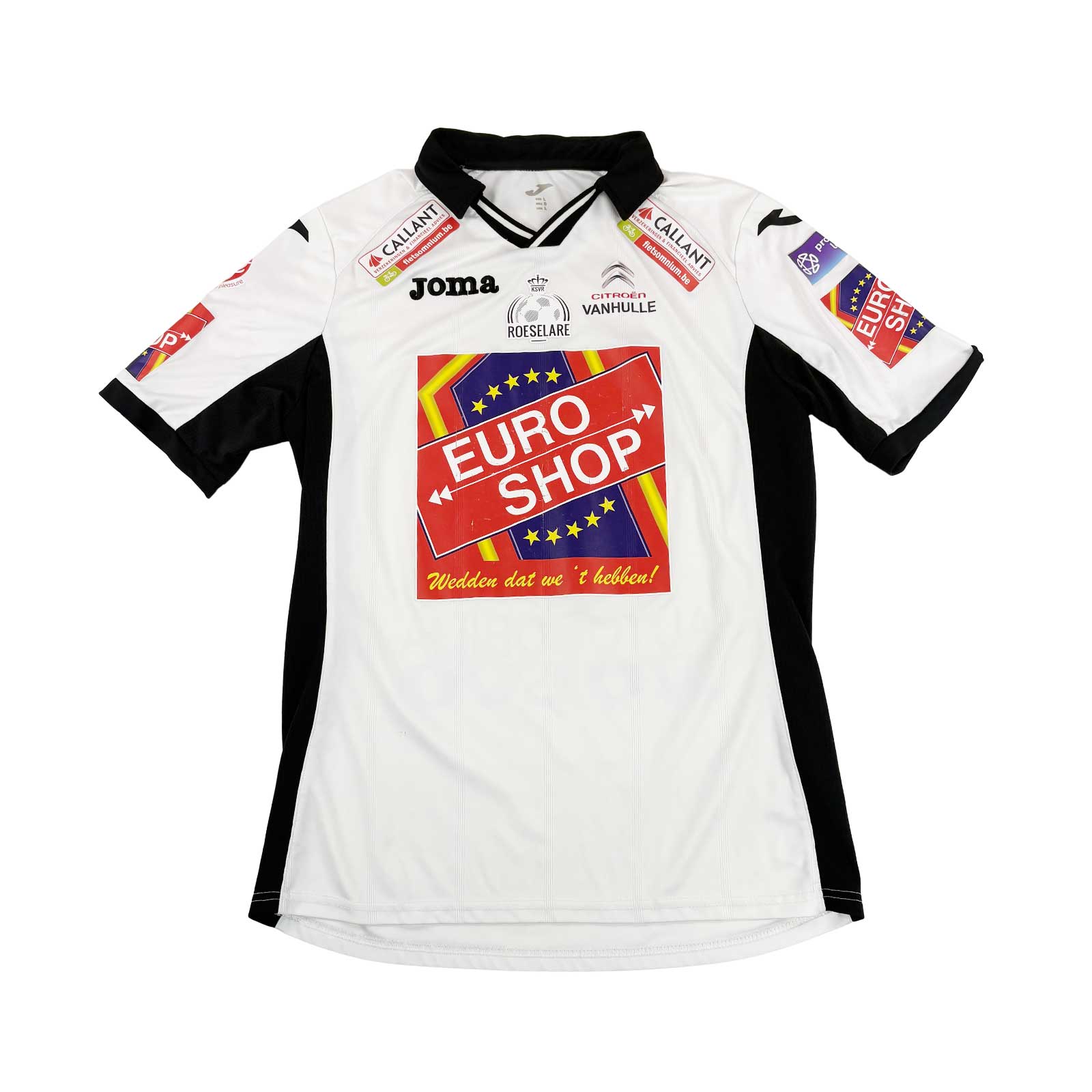 KSV ROESELARE 2015/16 HOME SHIRT - MATCHWORN/ISSUED #5