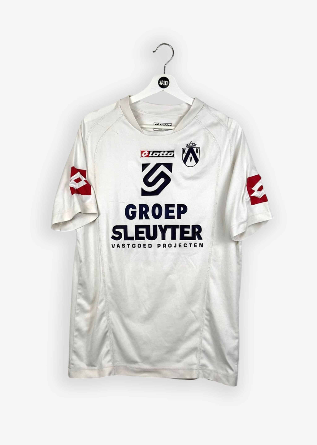 KV KORTRIJK 2007/08 AWAY SHIRT - MATCHWORN/ISSUED #23 NDIAYE (SIZE XL)