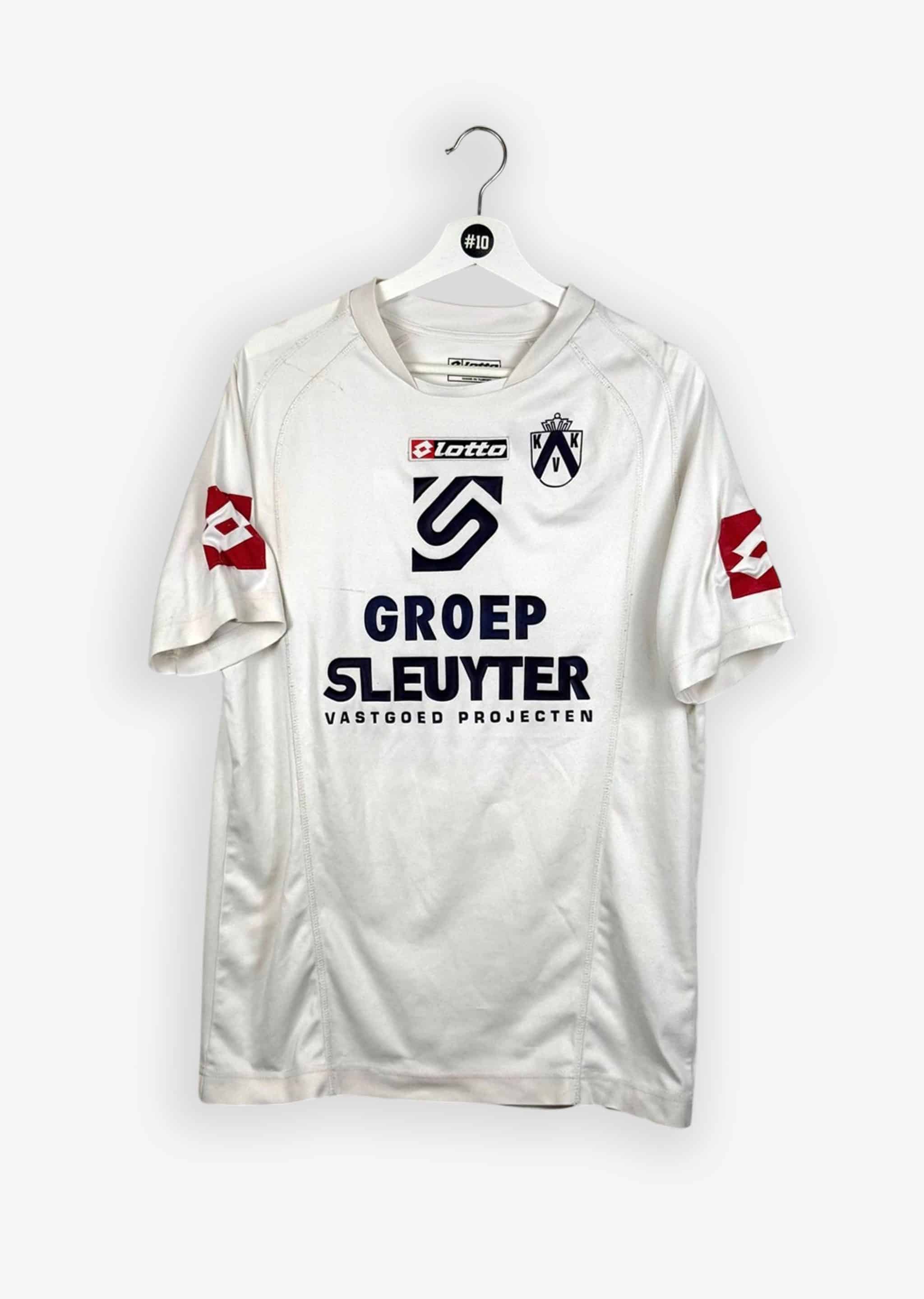 KV KORTRIJK 2007/08 AWAY SHIRT - MATCHWORN/ISSUED #23 NDIAYE (SIZE XL)