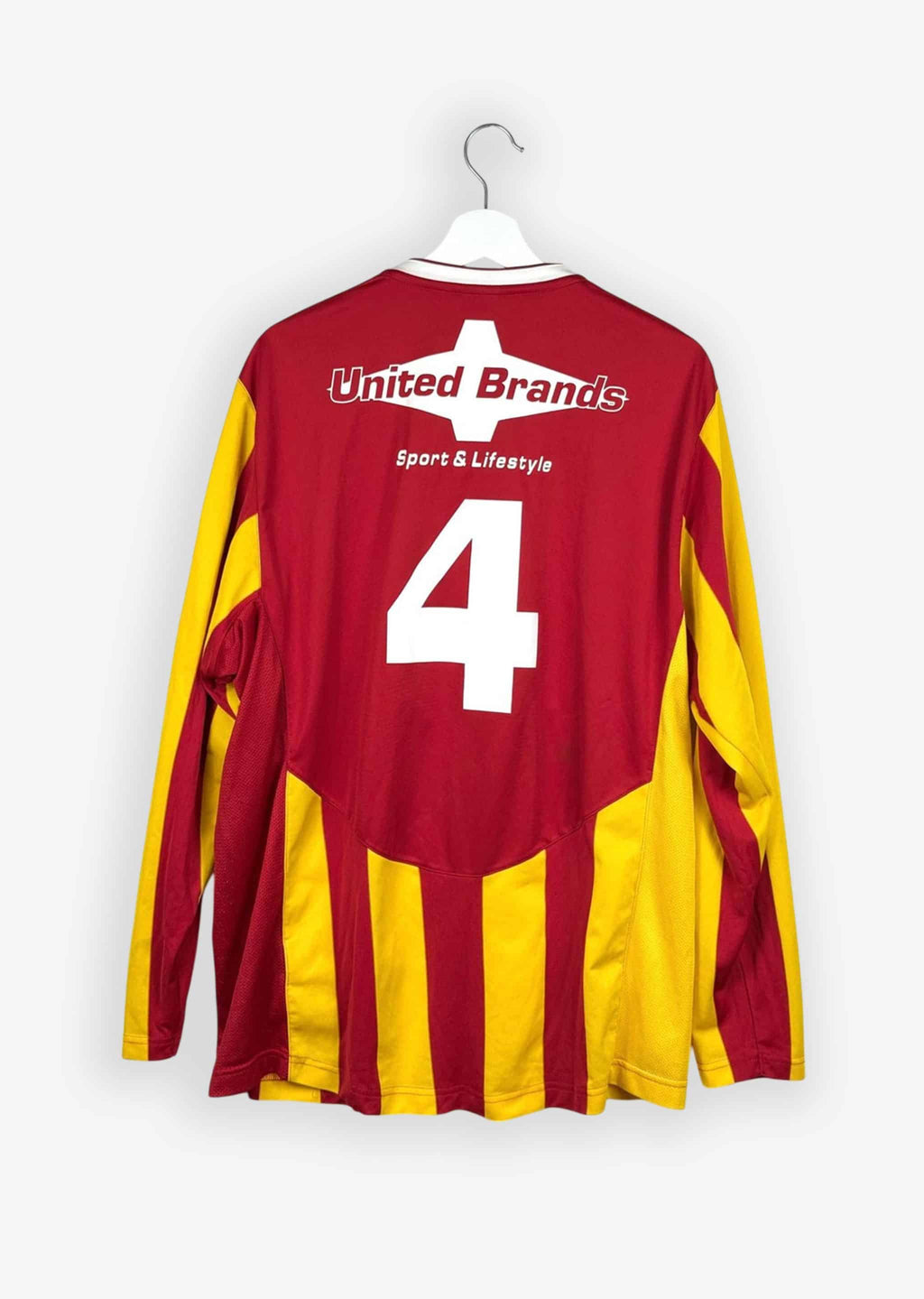 KV MECHELEN 2007/08 HOME SHIRT - MATCHWORN/ISSUED B-TEAM #4 (SIZE XL)