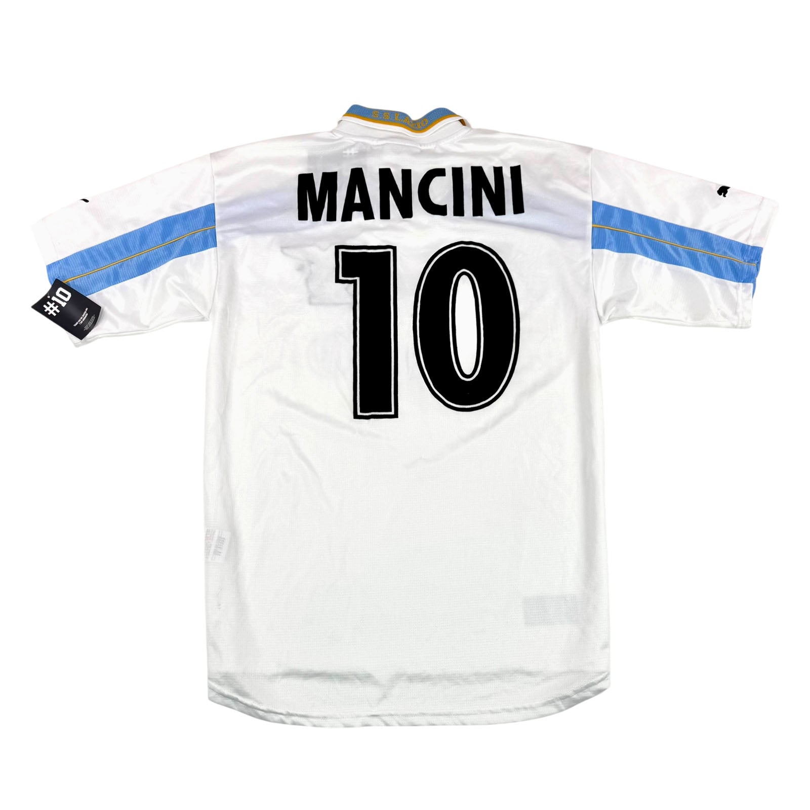LAZIO ROMA 1999/00 AWAY SHIRT - #10 MANCINI