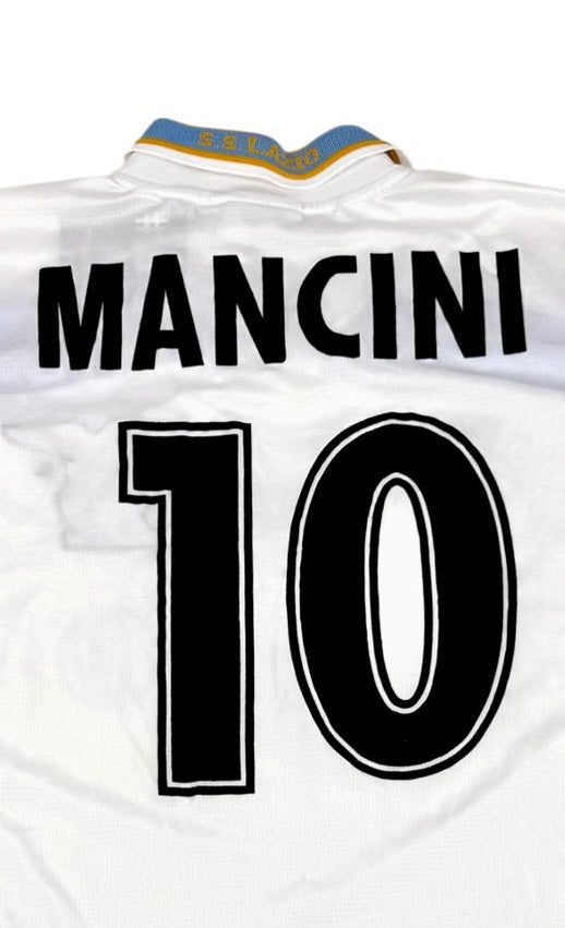 LAZIO ROMA 1999 00 AWAY SHIRT 10 MANCINI Back Detail