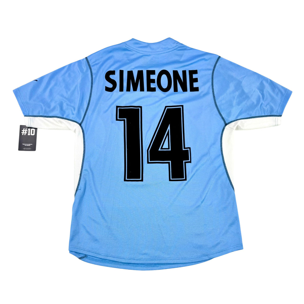 LAZIO ROMA 2000/01 HOME SHIRT - #14 SIMEONE