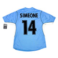 LAZIO ROMA 2000/01 HOME SHIRT - #14 SIMEONE