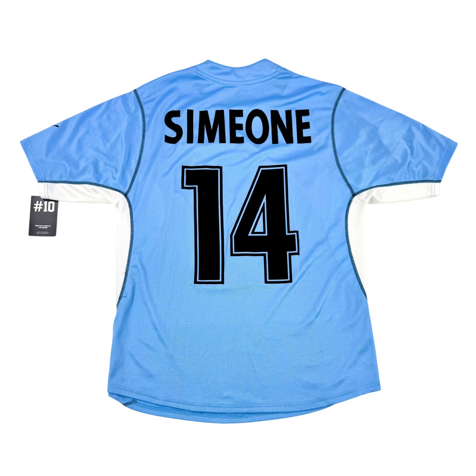 LAZIO ROMA 2000/01 HOME SHIRT - #14 SIMEONE