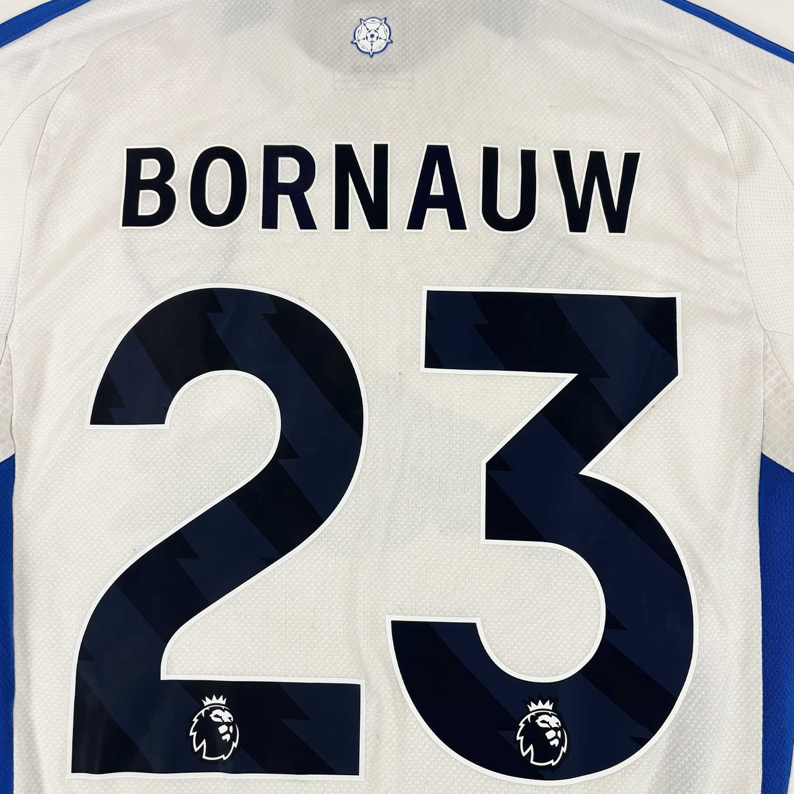LEEDS UNITED 2024/25 HOME SHIRT - #23 BORNAUW 