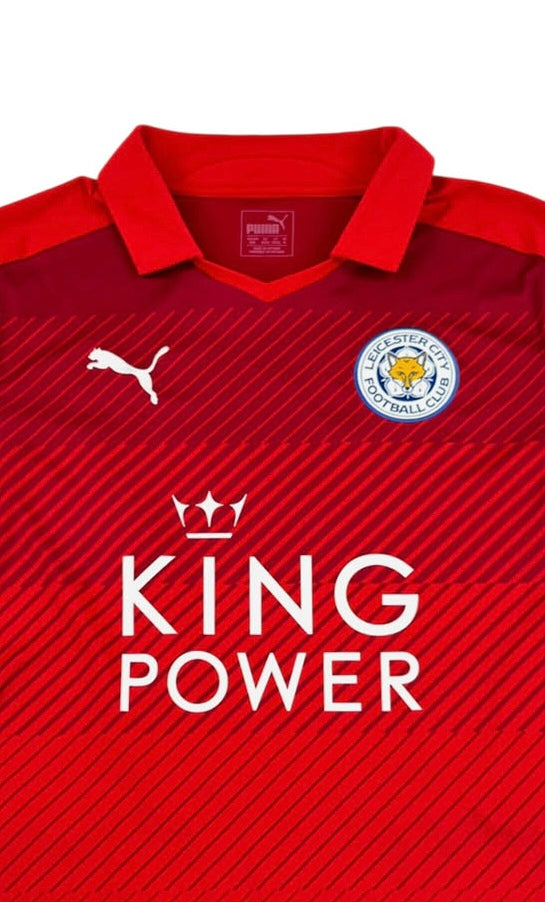 LEICESTER CITY 2016/17 AWAY SHIRT SIGNED 27 WASILEWSKI (Front, Detail)