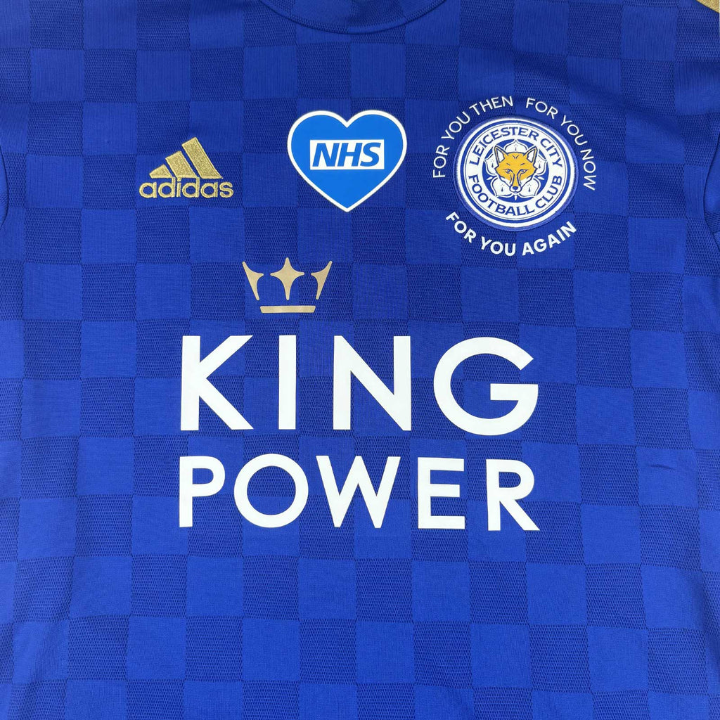 LEICESTER CITY 2019/20 HOME SHIRT - MATCHWORN/SIGNED #8 TIELEMANS